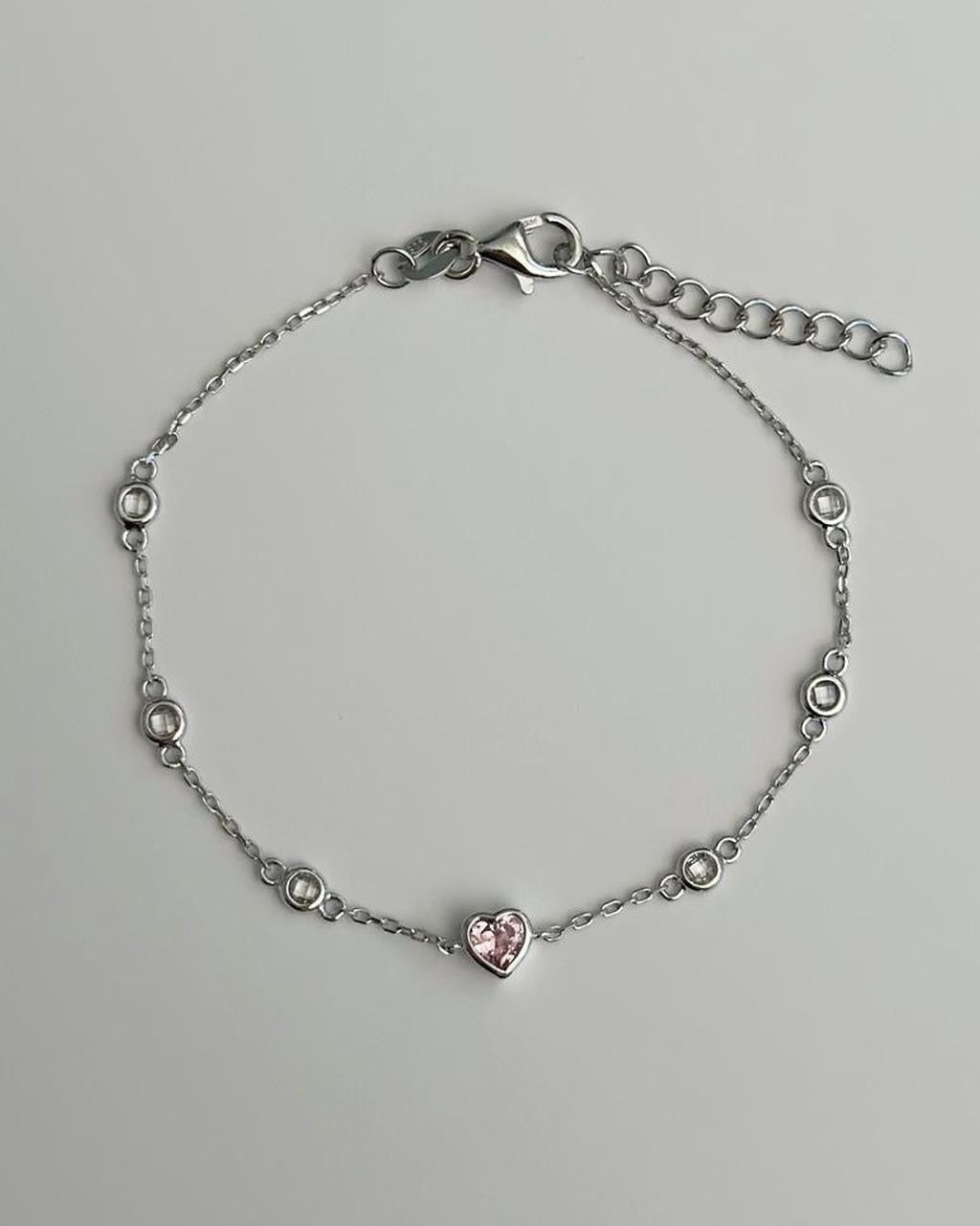 Pink Heart Bracelet