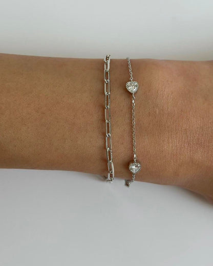 Gem Heart Bracelet