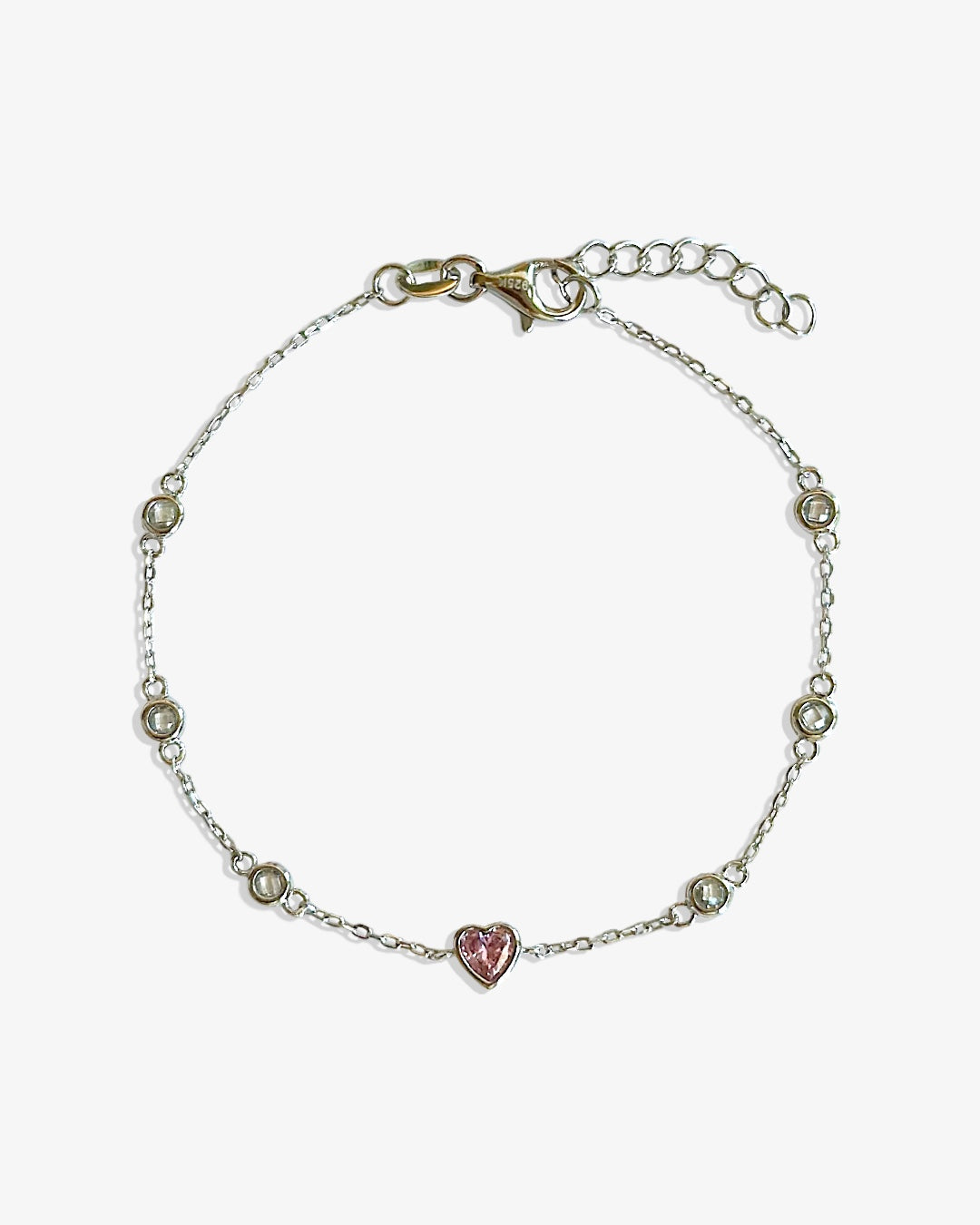 Pink Heart Bracelet