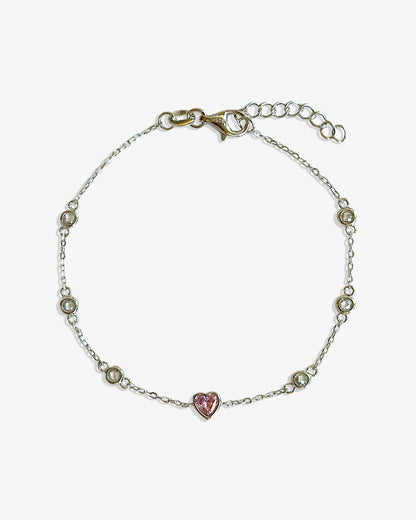 Pink Heart Bracelet