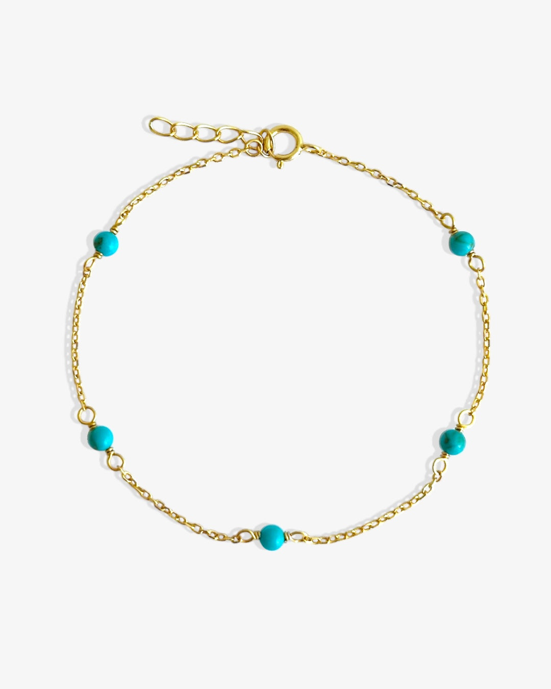 Turquoise Bead Bracelet