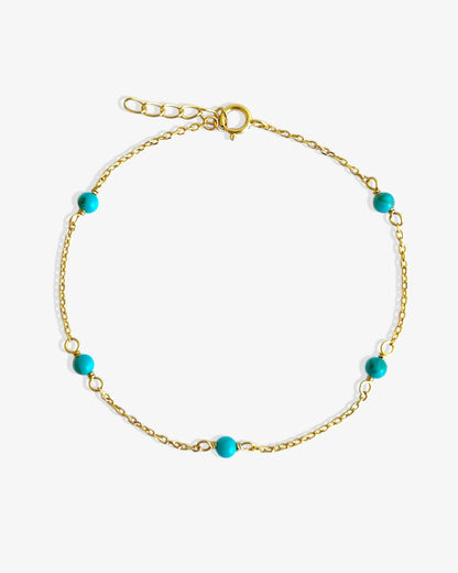 Turquoise Bead Bracelet