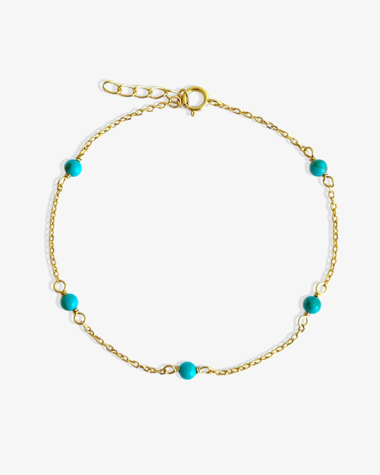 Turquoise Bead Bracelet